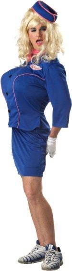 air hostess costume boobs