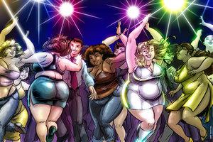 BBW Dance Party by derrickfish