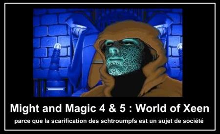 might and magic gardian tower schtroumpfs