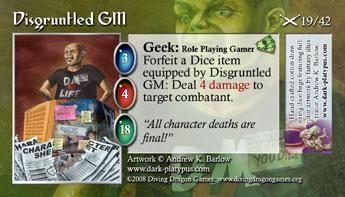 TCG geek disgruntled GM