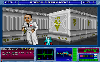 408455 blake stone aliens of gold dos screenshot non aggressive npc