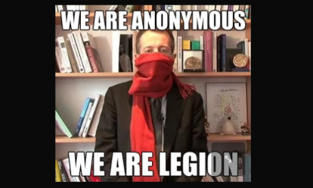 Christophe Blindé Barbier contre les Anonymous
